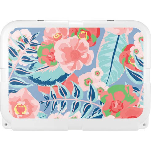Pink Spring Flowers YETI Tundra 35 Hard Cooler Skin