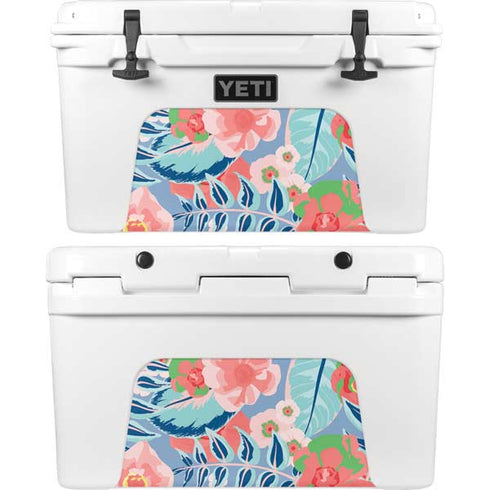 Pink Spring Flowers YETI Tundra 45 Hard Cooler Skin
