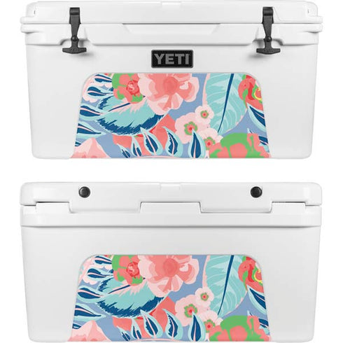 Pink Spring Flowers YETI Tundra 75 Hard Cooler Skin