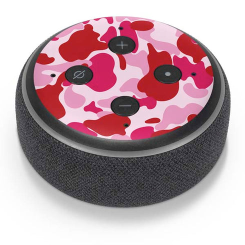 Pink Street Camo Amazon Echo Dot Skin