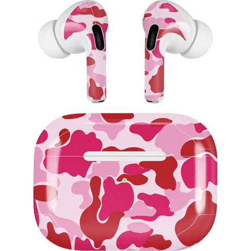 Pink Street Camo Apple AirPods Pro Skin