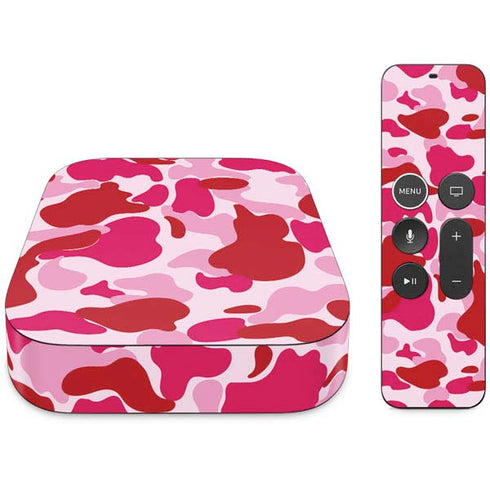 Pink Street Camo Apple TV Skin