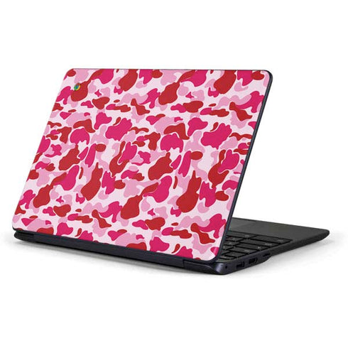 Pink Street Camo Samsung Chromebook Skin