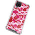 Pink Street Camo Galaxy A12 Clear Case