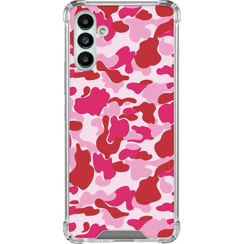 Pink Street Camo Galaxy A13 5G Clear Case
