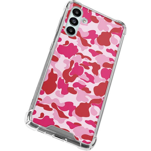 Pink Street Camo Galaxy A13 5G Clear Case