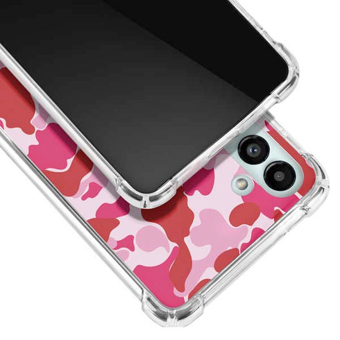 Pink Street Camo Galaxy A13 5G Clear Case