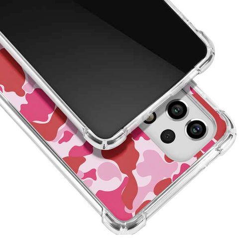 Pink Street Camo Galaxy A33 5G Clear Case