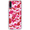 Pink Street Camo Galaxy A50 Clear Case