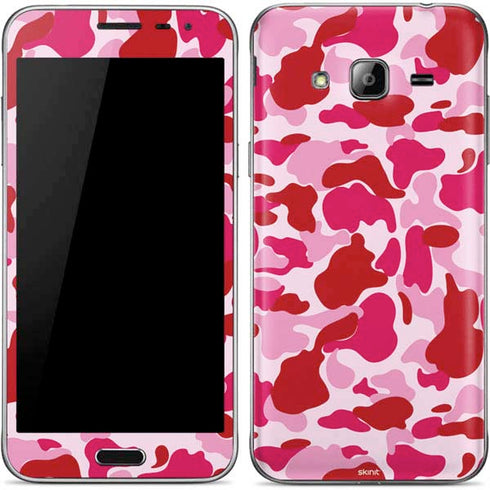 Pink Street Camo Galaxy J3 Skin