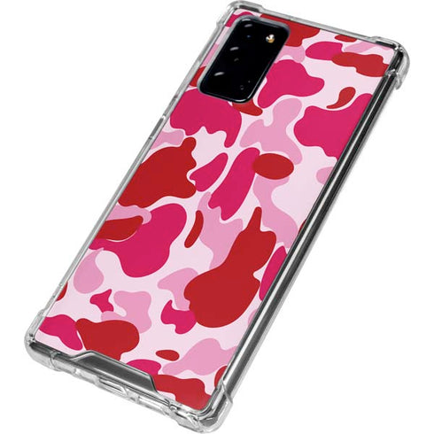 Pink Street Camo Galaxy Note20 5G Clear Case