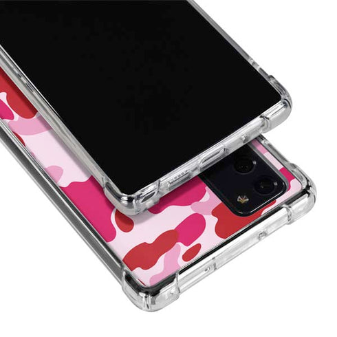 Pink Street Camo Galaxy Note20 5G Clear Case