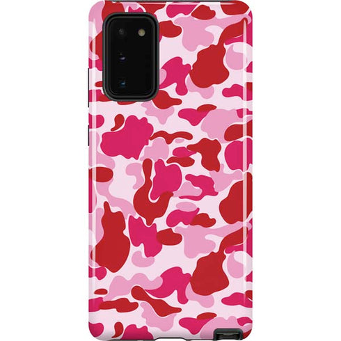 Pink Street Camo Galaxy Note20 5G Pro Case