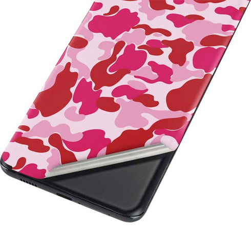 Pink Street Camo Galaxy S21 Ultra 5G Skin