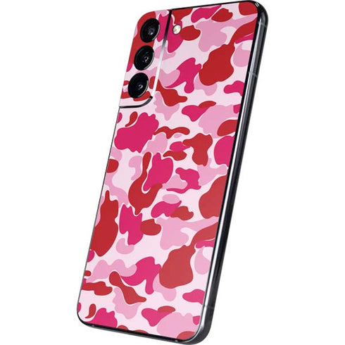 Pink Street Camo Galaxy S22 Plus Skin