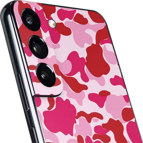Pink Street Camo Galaxy S22 Plus Skin