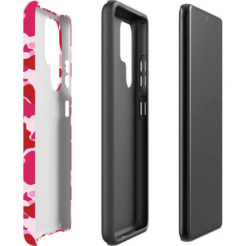 Pink Street Camo Galaxy S22 Ultra Pro Case