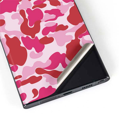 Pink Street Camo Galaxy S22 Ultra Skin