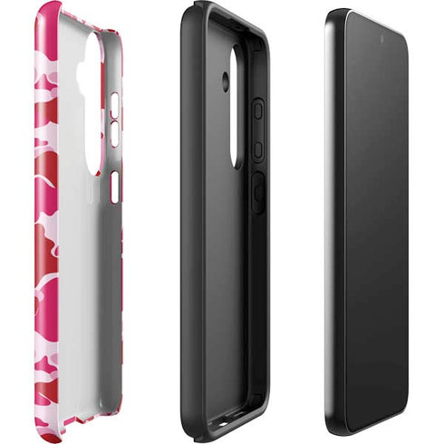 Pink Street Camo Galaxy S24 Plus Impact Case