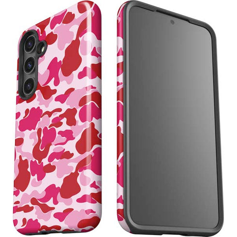 Pink Street Camo Galaxy S24 Plus Impact Case
