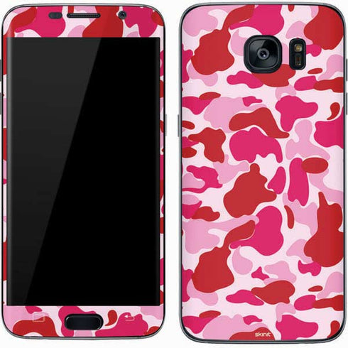 Pink Street Camo Galaxy S7 Skin