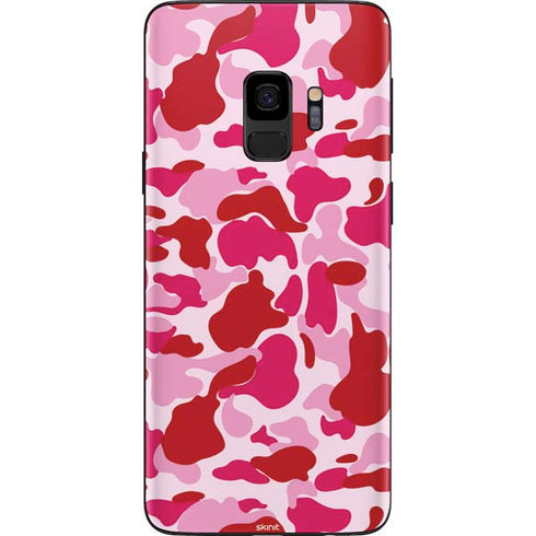 Pink Street Camo Galaxy S9 Skin
