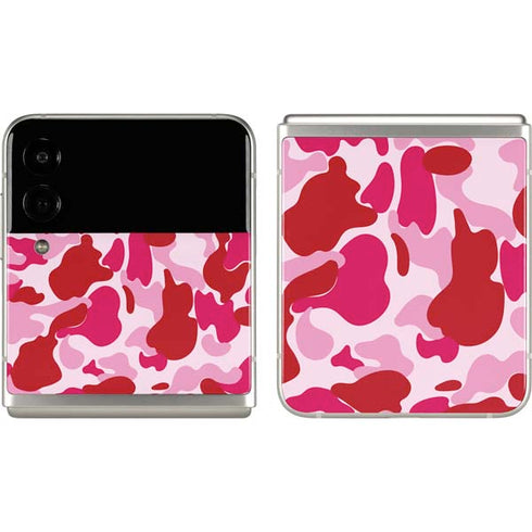 Pink Street Camo Galaxy Z Flip3 5G Skin