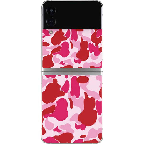 Pink Street Camo Galaxy Z Flip3 5G Skin