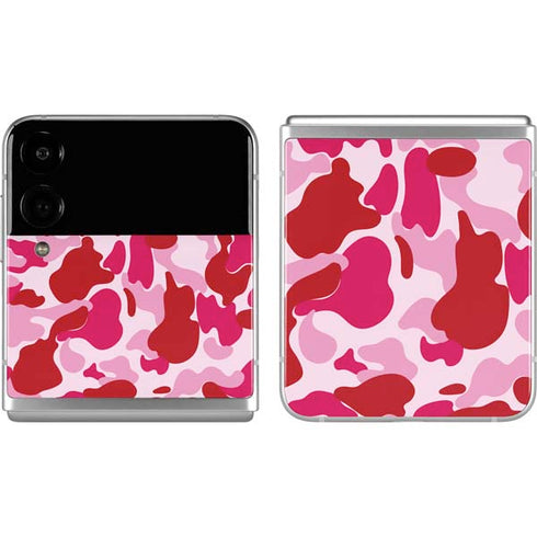 Pink Street Camo Galaxy Z Flip4 5G Skin