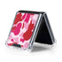 Pink Street Camo Galaxy Z Flip5 5G Clear Case