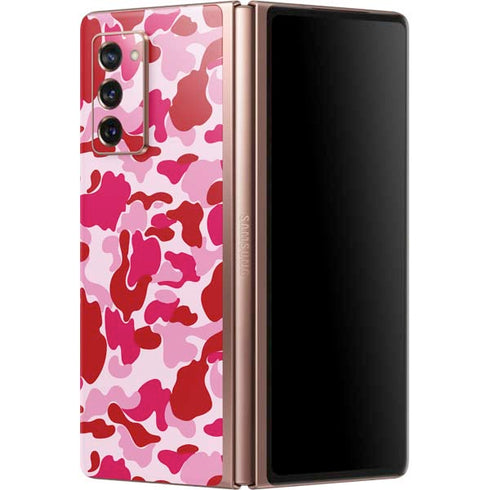 Pink Street Camo Galaxy Z Fold2 5G Skin