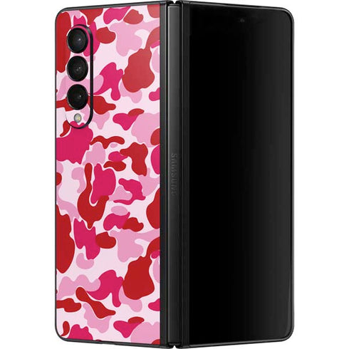 Pink Street Camo Galaxy Z Fold3 5G Skin