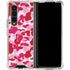 Pink Street Camo Galaxy Z Fold4 5G Clear Case