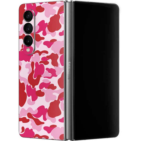 Pink Street Camo Galaxy Z Fold4 5G Skin