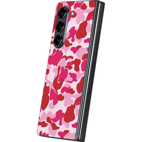 Pink Street Camo Galaxy Z Fold5 5G Skin