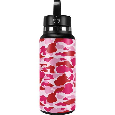 Pink Street Camo Hydro Flask 32oz Wide Mouth Skin