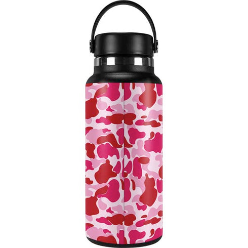 Pink Street Camo Hydro Flask 32oz Wide Mouth Skin