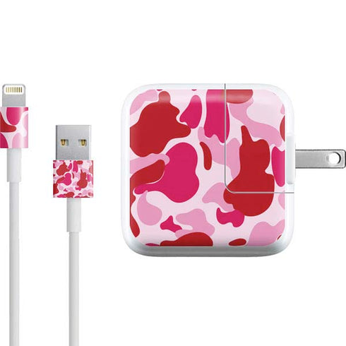 Pink Street Camo iPad Charger (10W USB) Skin