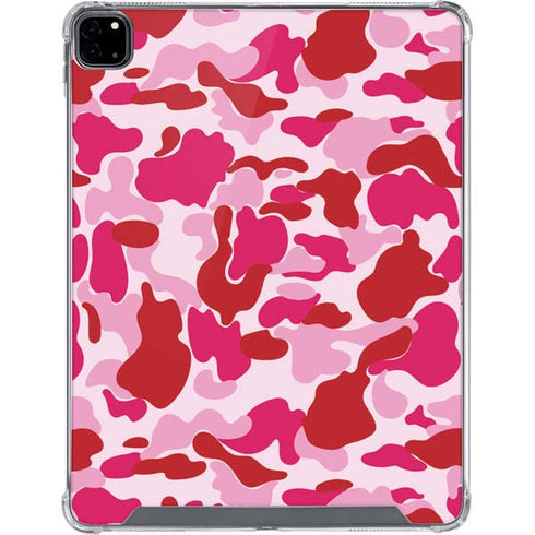 Pink Street Camo iPad Pro 12.9in (2020) Clear Case