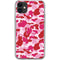 Pink Street Camo iPhone 11 Clear Case