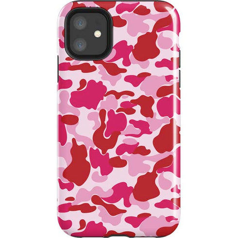 Pink Street Camo iPhone 11 Impact Case