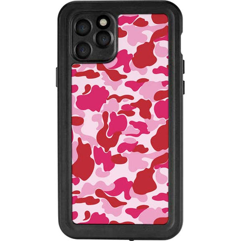 Pink Street Camo iPhone 11 Pro Waterproof Case