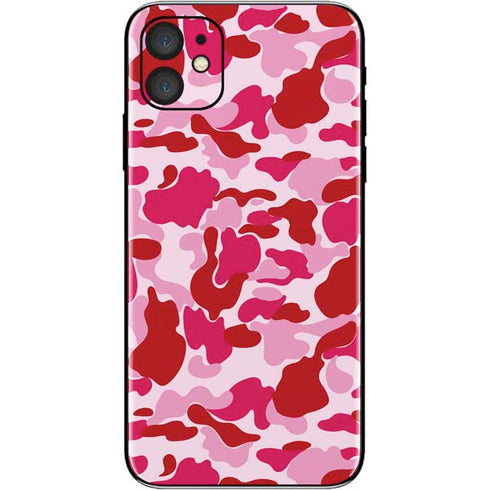 Pink Street Camo iPhone 11 Skin