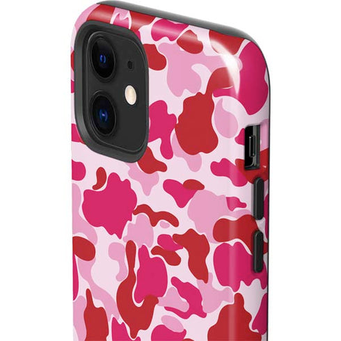Pink Street Camo iPhone 12 Impact Case
