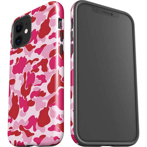 Pink Street Camo iPhone 12 Impact Case