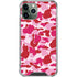 Pink Street Camo iPhone 12 Pro Clear Case