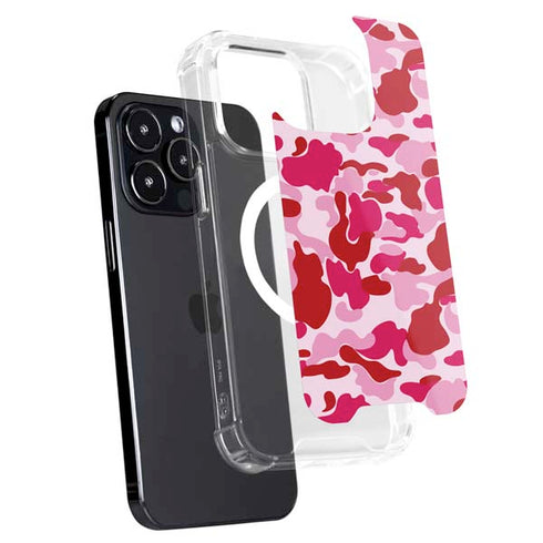 Pink Street Camo iPhone 13 Pro MagSafe Case