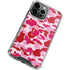 Pink Street Camo iPhone 13 Pro Max Clear Case