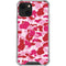 Pink Street Camo iPhone 14 Clear Case