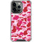 Pink Street Camo iPhone 14 Pro Clear Case